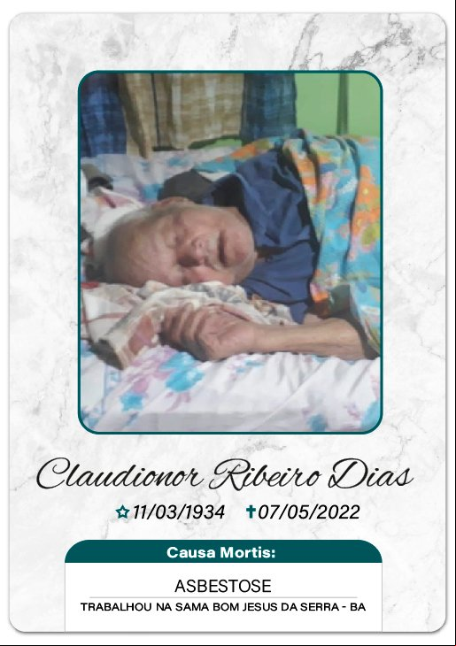 memorial ABREA Claudionor Ribeiro Dias